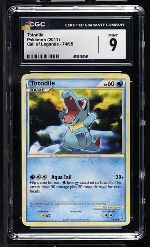 Totodile graded CGC 9 for sale on eBay