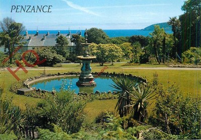 Ansichtskarte, Penzance, Morrab Gardens [Lachs]