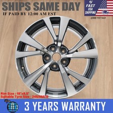 18"x8.5" Wheel Rim for Nissan Maxima 2016 2017 2018 Machined w/ Gray 62721