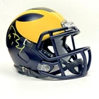Tom Brady PSA/DNA Michigan Wolverines Signed Riddle Speed Mini Helmet