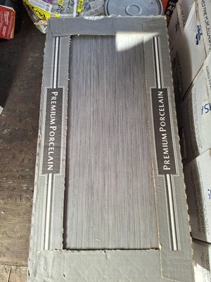 Metro Gris 12x24 Porcelain Tile Gray Matte Textured Floor/Wall 8pc 15.5sf