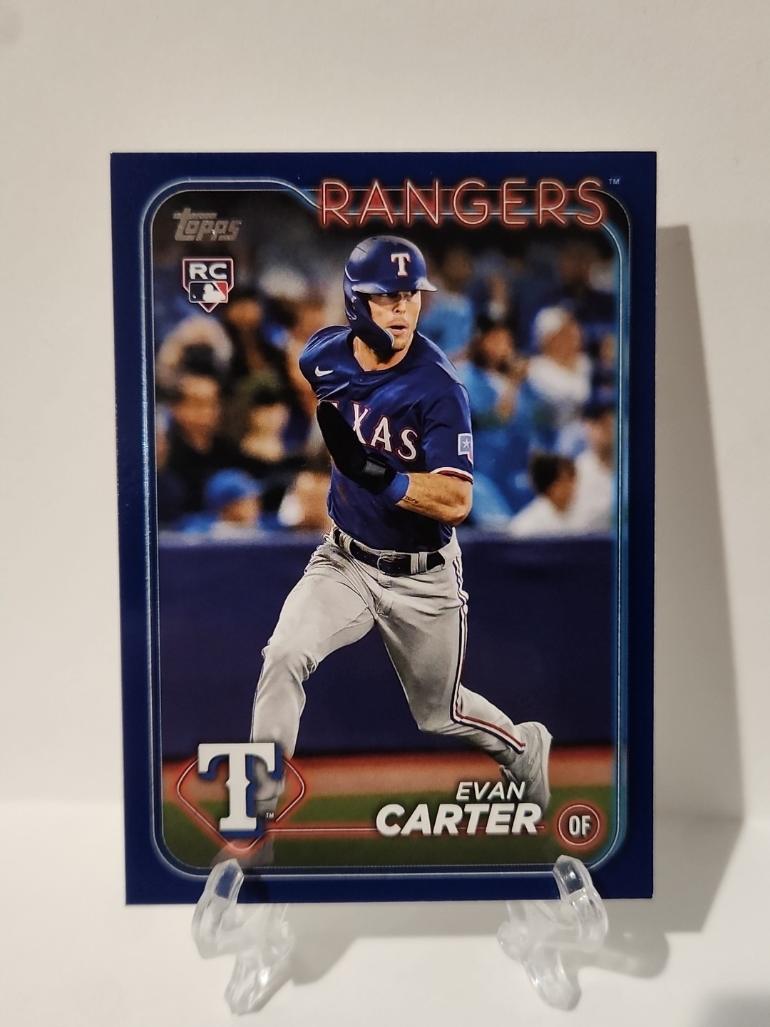 2024 Topps Series 1 - Evan Carter #280 Royal Blue (RC)