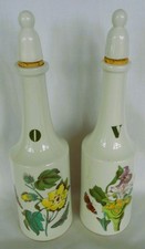 Portmeirion Botanischer Garten Öl- & Essigflaschen, Schildrückenstempel, Korkenstopfen