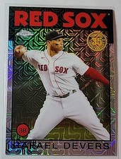 Rafael Devers 2021 Topps Chrome 1986 Mojo Refractor #86BC-59 Boston Red Sox