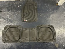 Universal car mats Black FlexTough Contour Liners-Deep Dish Heavy Duty Rubber