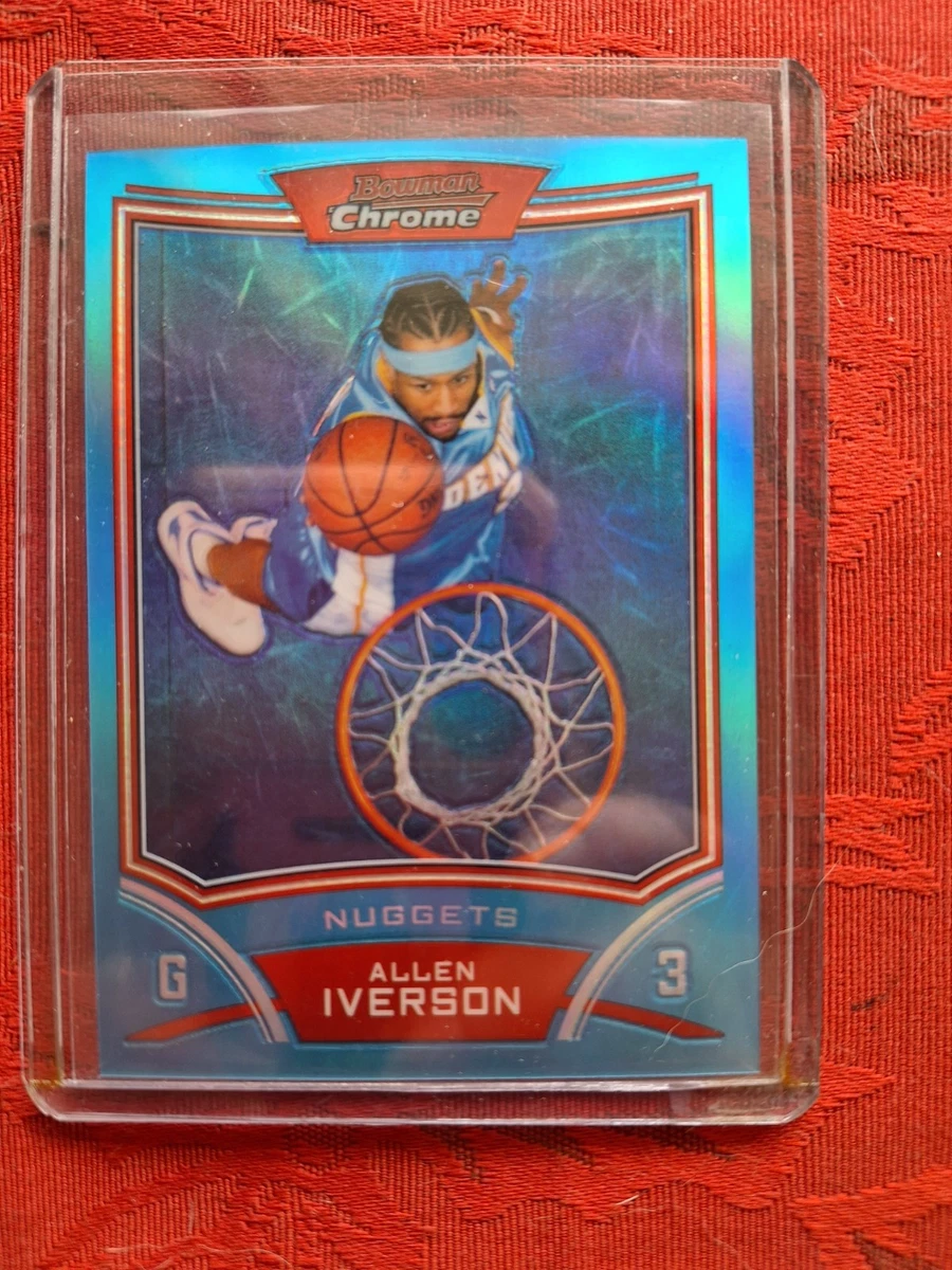 Bowman Allen Iverson Basketball Serial Numbered Sports Trading