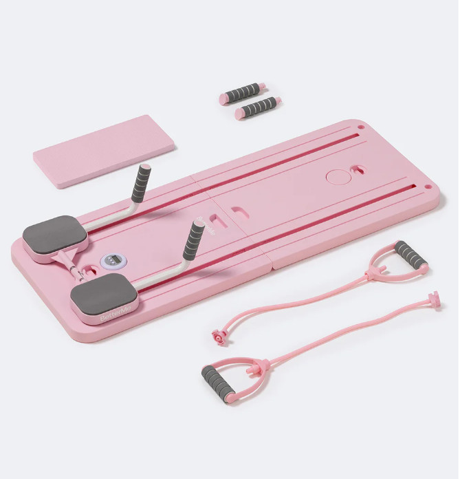 BetterMe Pilates Reformer Mini aparato de fitness plegable entrenamiento de cuerpo entero