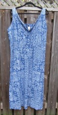 CHAPS FLORAL MAXI DRESS, SIZE 3X/3XG/EEEG, 100% COTTON, REDUCED
