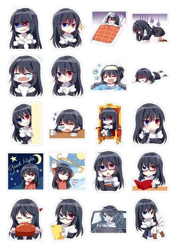 LINE Bellezza Felutia Sticker Pack 40x Die-Cut High Quality - product listing photo