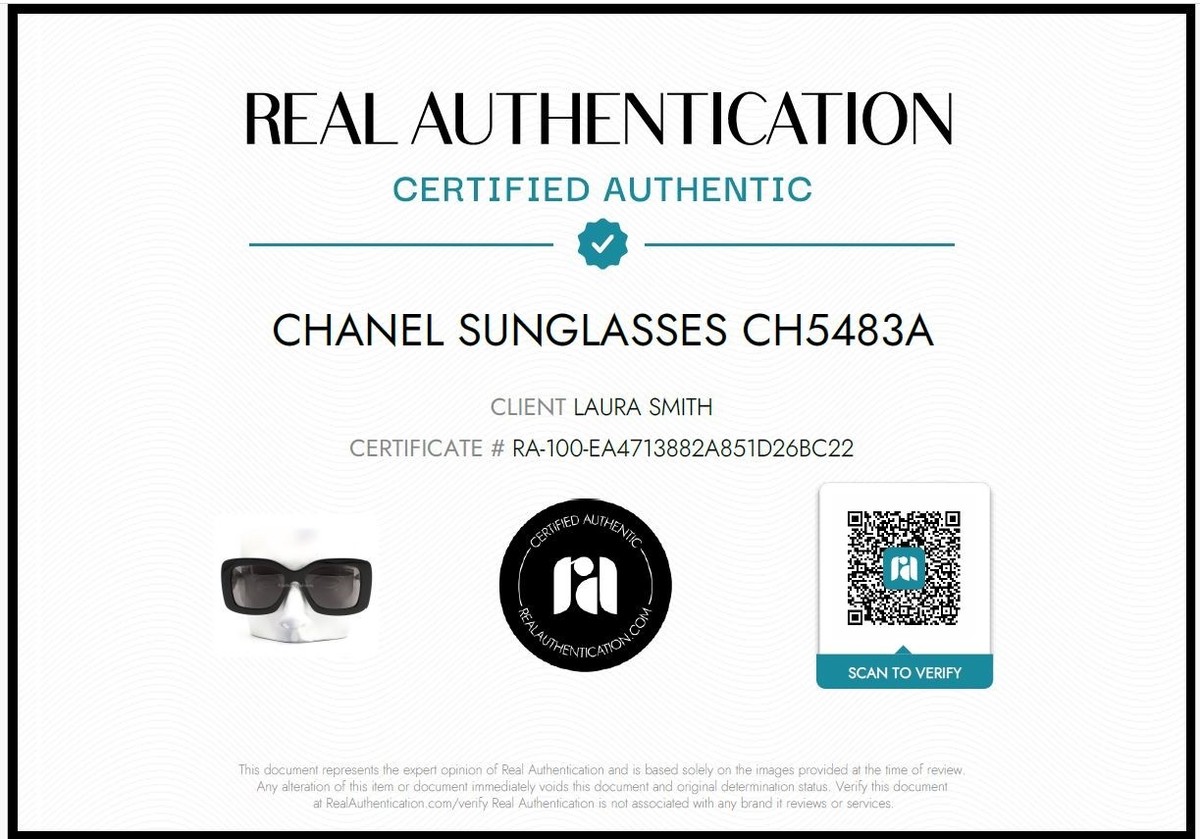Chanel Sunglasses ch5483A 622/T8 Polished Black Polarized Pale