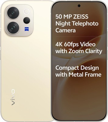 Vivo V70 5G (8GB+256GB Yellow) Snapdragon  7 Gen 4 Processor Global Version