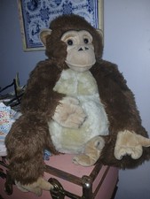 FAO Schwarz VTG Gorilla Monkey 32 Inch Stuffed Animal Plush Ape Chimp Toy