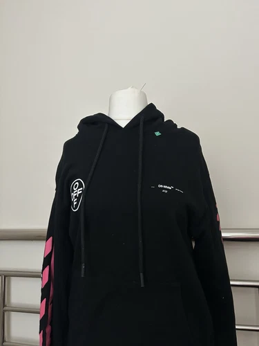 OFF WHITE FELPA CON CAPPUCCIO OFF WHITE XS