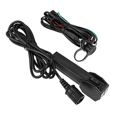  12V ATV UTV Rubber Winch Corded Hand Controller Remote Control Kit Rocker 
