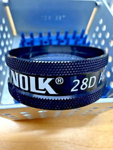 Volk 28D ACS BIO Double Aspheric Lens - w/ Autoclave Compatible Metal Case