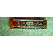 Hohner Marine Band Harmonica/ Key of A - M1896106 - Beautiful Cond 