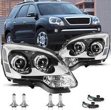 Headlight Assembly Compatible with 2007-2012 GMC Acadia Factory Halogen Type OE 