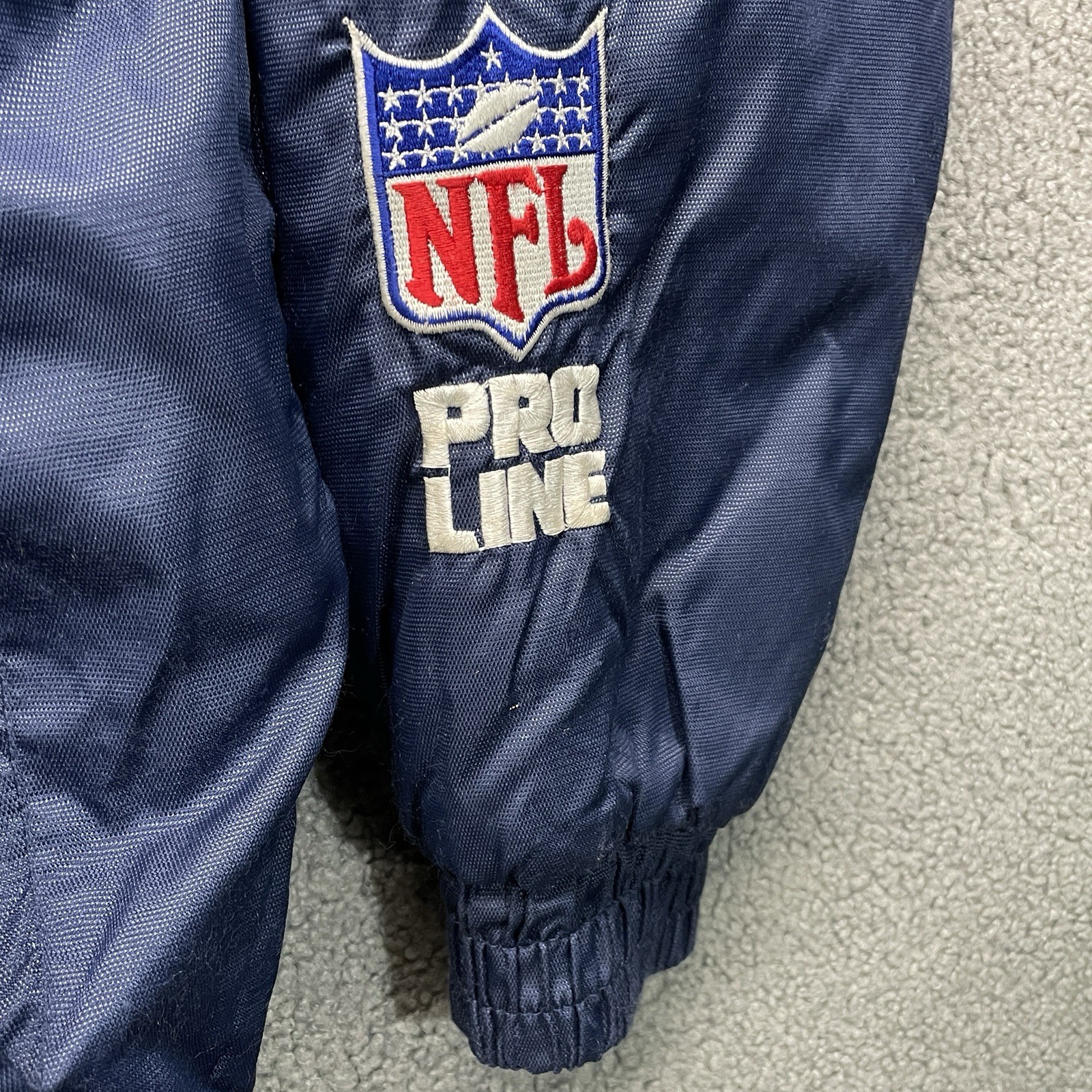 VTG 90's NFL Logo Athletic Pro Line Denver Broncos Jacket Embroidered Mens XL