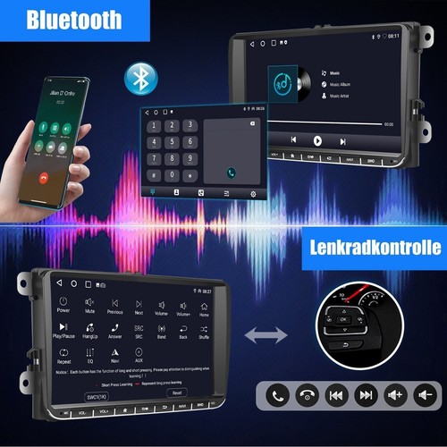 Android 14 Carplay Autoradio GPS NAVI RDS Für VW GOLF 5 6 Touran Tiguan Polo EOS - Bild 6 von 14