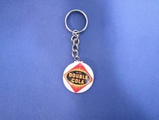 DOUBLE COLA Keychain MADE IN USA Keyring FREE SHIPPING