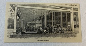 1884 magazine engraving ~ BURMESE ORCHESTRA, Burma