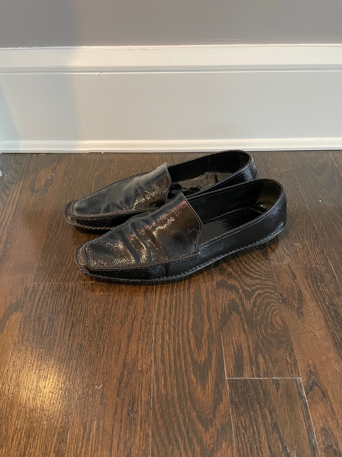 Mocassini Alexander Mcqueen Uomo Nero 43 Made In Italy