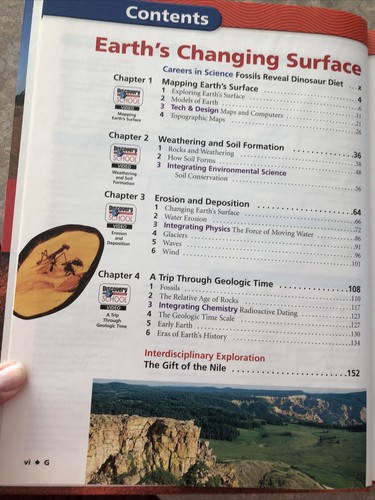 Prentice Hall SCIENCE EXPLORER EARTH'S CHANGING SURFACE Student Text Home-School - Picture 4 of 15