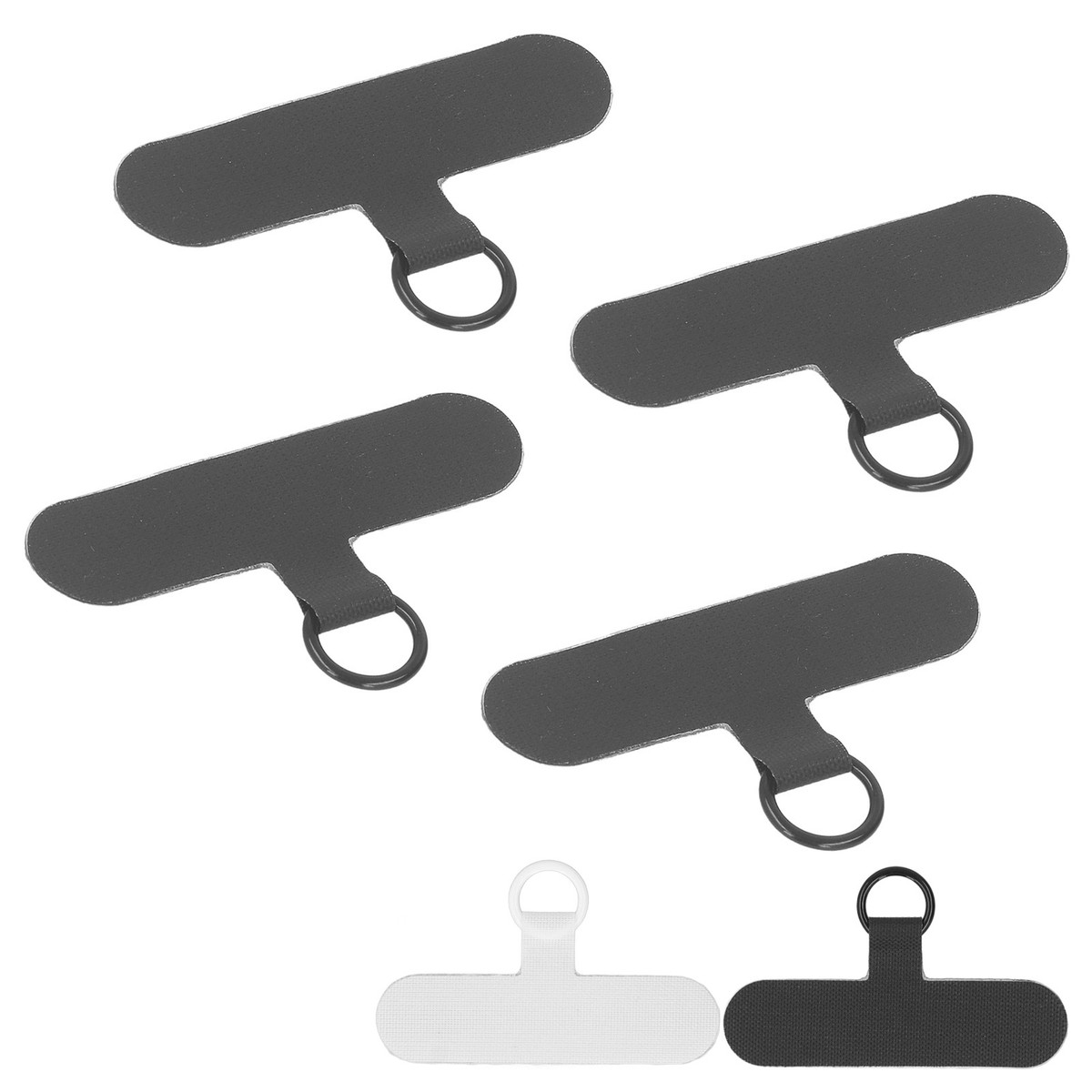 10Pcs Phone Tether Tab Universal Cell Phone Lanyard Patch Without Adhesive