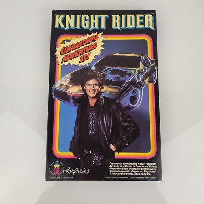 Knight Rider 1982 Complete Vintage Colorforms Adventure Set