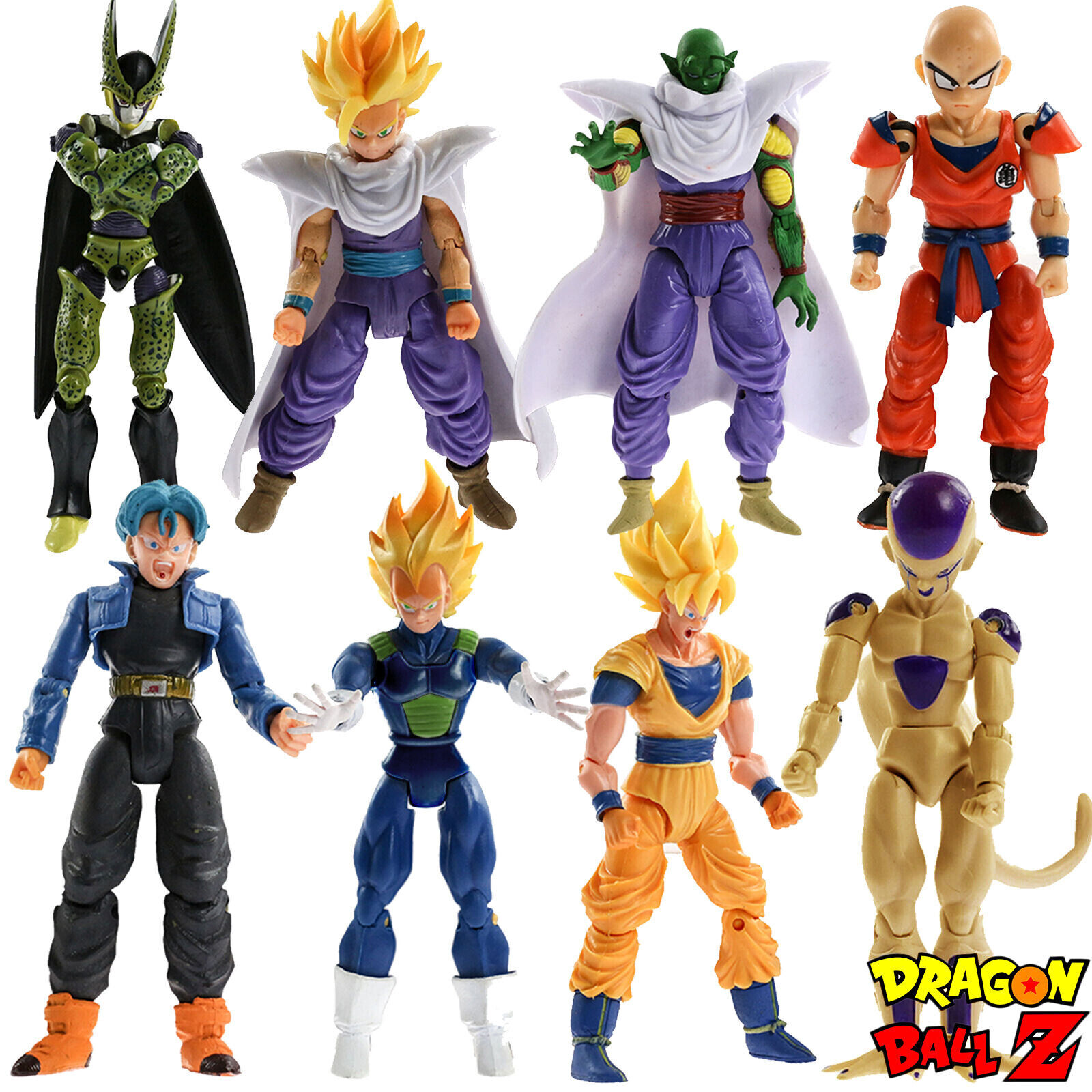 8Pc/Set Dragonball Z Dragon Ball DBZ Action Figures Dragonball Halloween Toy