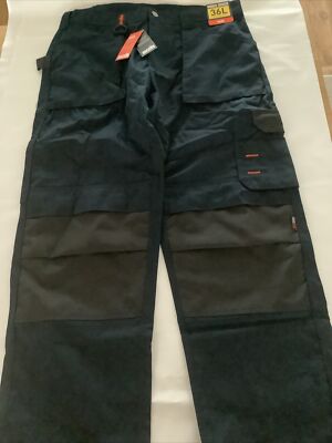 Scruffs Hardwear Lightweight Trousers with Holster Pockets Navy Size 36L