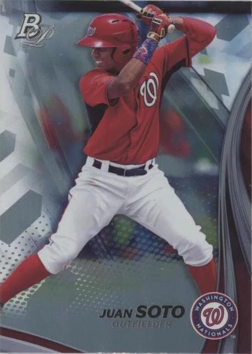スポーツ選手 MLB 2017 JUAN SOTO CHROME ref Juan Soto 2017 Bowman Draft #BDC-162 Chrome - Refractor Price