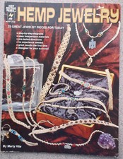 HEMP JEWELRY macrame pattern 25 designs bead 1997 craft leaflet