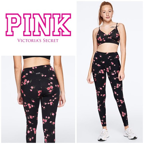 NWT Victoria's Secret Pink black floral 