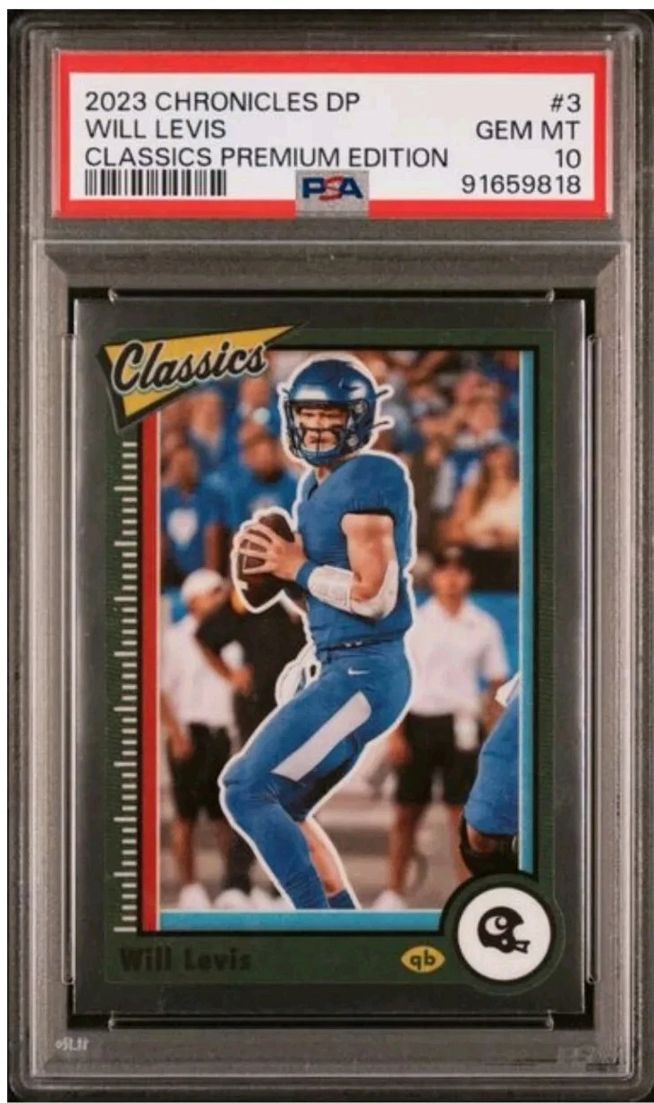 Will Levis Panini Chronicles Draft Picks Classics Premium Edition #3 Base