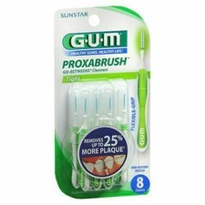 GUM Proxabrush Go-Betweens Tight 8 Count x4 Packs 32 Brushes Interdental