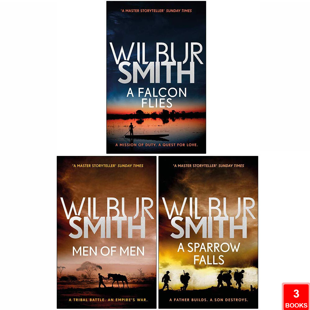 Wilbur Smith Ballantyne Series 3 Books Collection Set a Falcon Flies ...