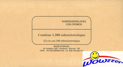 2010 Panini World Cup Factory Sealed 12 Box CASE (100 Pks per Box-6,000 STICKERS