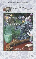 Gunpowder Green (A Tea Shop Mystery) - Mass Market Paperback - GOOD