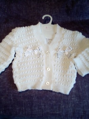 next christening cardigan