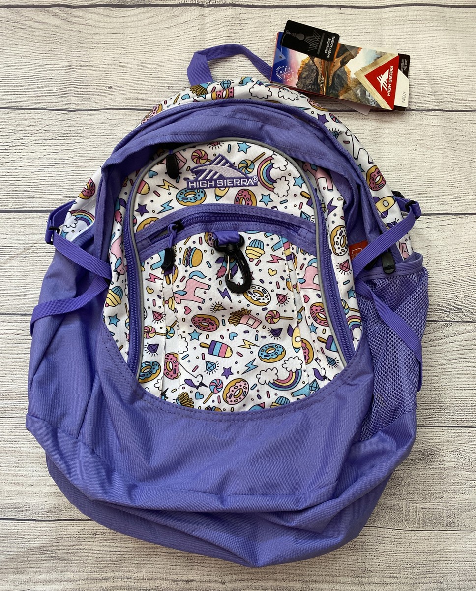 NWT High Sierra FATBOY Backpack Unicorns Donuts