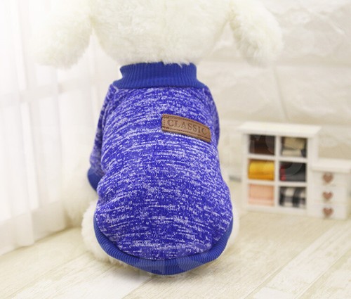 CUTE PET DOG WARM JUMPER SWEATER CLOTHES PUPPY CAT KNITWEAR KNITTED COAT WINTER - Picture 16 of 23