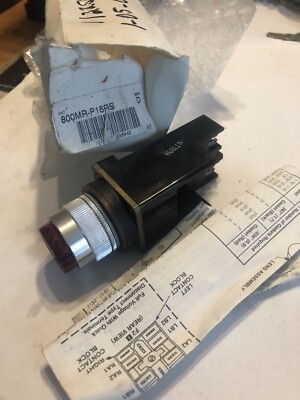 (a) NEW ALLEN BRADLEY RED PILOT LIGHT PUSH BUTTON 800MR-P16RS
