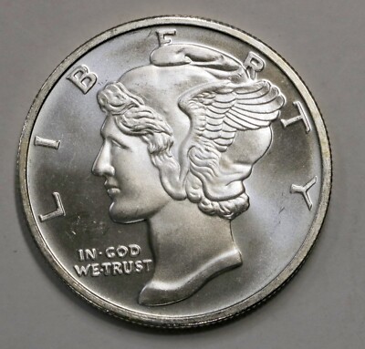 Liberty One Troy Ounce .999 Silver Coin #130 | eBay