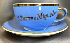 Vintage Villeroy & Boch Metlach Made in France-Saar Economic Union Cup & Saucer