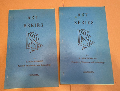 2 Vintage Scientology Art Series  L Ron Hubbard