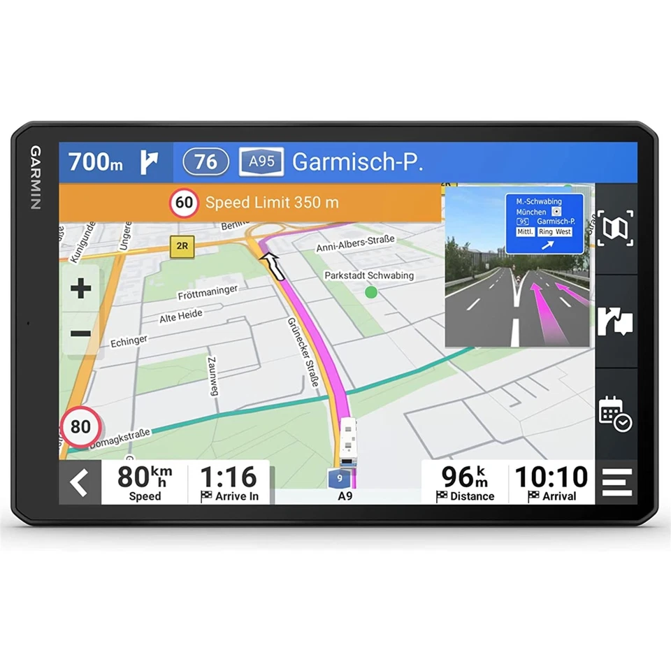 Garmin Camper2273cm 20.3cm Wohnwagen Wohnmobil GPS Sat Nav │ Lifetime Maps + - Bild 4 von 4