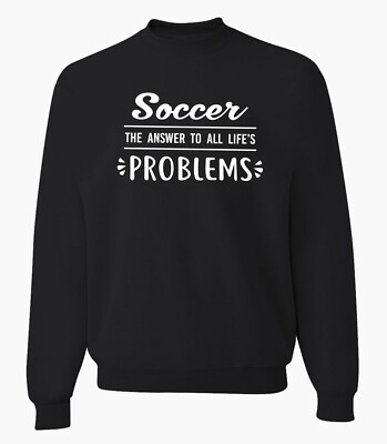 Soccer Sweatshirt FIFA World Cup Lover Football Player Gift Sports Funny Sweater