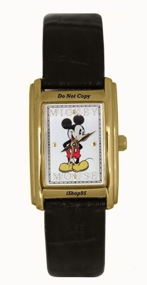 COPY - New black Mickey Mouse black strap watch Mickey Mouse Wrist Watch, New black straps, classic 1928  main image 3