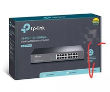 TP-LINK 16-Port 10-100Mbps Desktop Rackmount Switch Model No. TL-SF1016DS